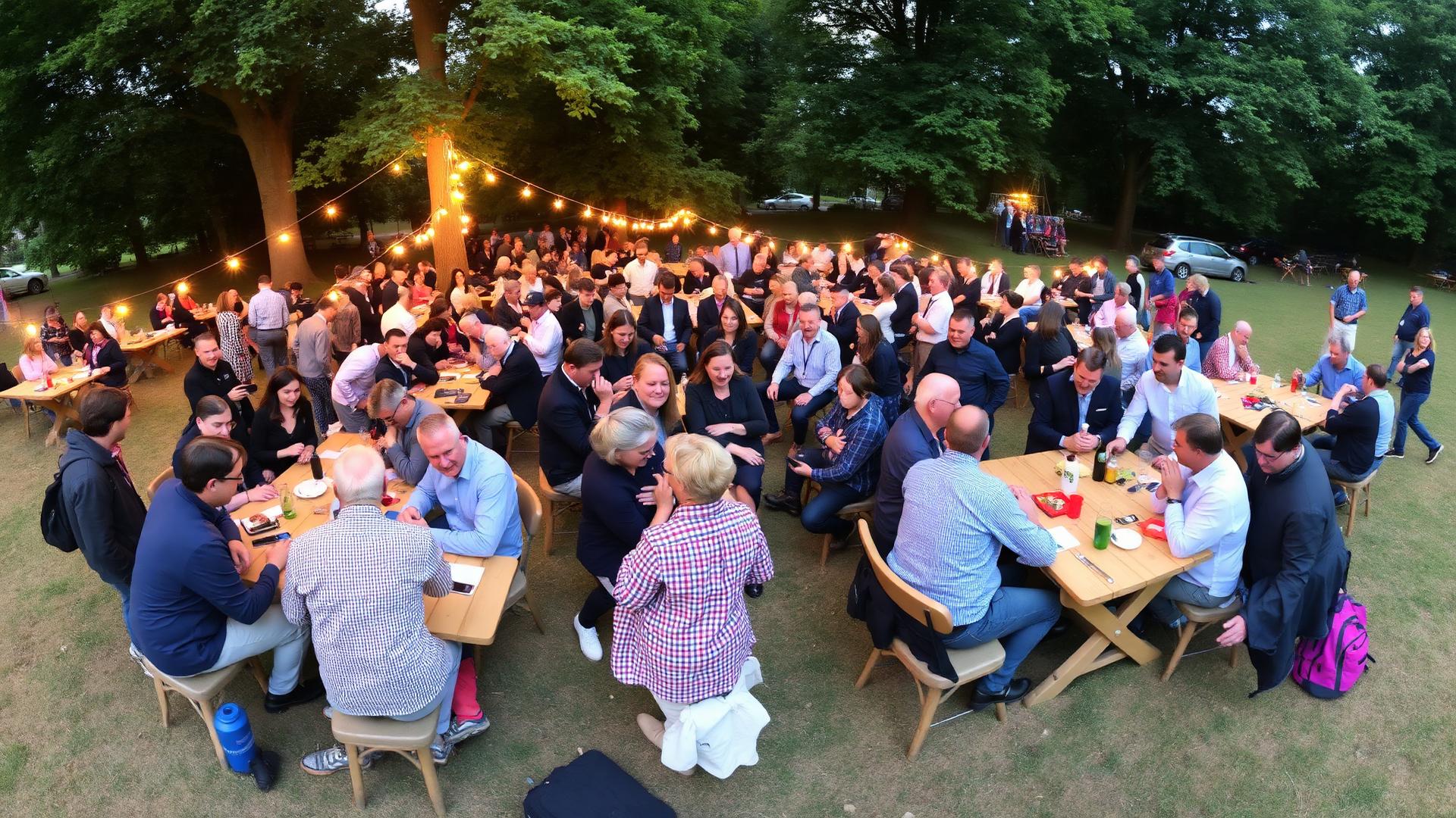Family day d'entreprise en extérieur avec collaborateurs et enfants en Belgique